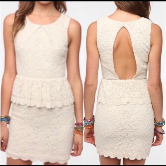 y2k Urban Outfitters Laced Cocktail Laces Mini Dress - Picture 2 of 10